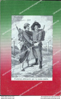 Bz472 Cartolina Militare Fraterno Abraccio Perla Causa Santa Francia Italia Www1 - Regimente