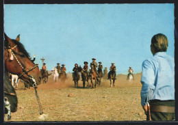 AK Filmszene Aus Karl May-Film Winnetou, Santer Reitet Mit Seinen Leuten Heran  - Actors