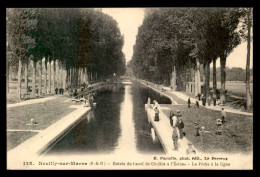 93 - NEUILLY-SUR-MARNE - ENTREE DU CANAL DE CHELLES A L'ECLUSE - LA PECHE A LA LIGNE - Neuilly Sur Marne