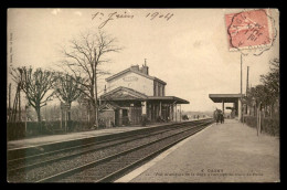 93 - GAGNY - LES QUAIS DE LA GARE DE CHEMIN DE FER - Gagny