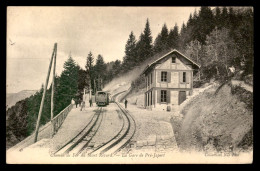 73 - AIX-LES-BAINS - CHEMIN DE FER A CREMAILLERE DU MONT REVARD - LA GARE DE PRE-JAPERT - Aix Les Bains