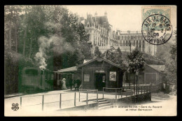 73 - AIX-LES-BAINS - GARE DU REVARD ET HOTEL BERNASCON - Aix Les Bains