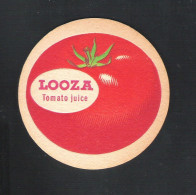 Bierviltje - Sous-bock - Bierdeckel : LOOZA TOMATO JUICE (B 339) - Beer Mats