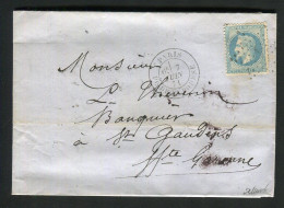 Belle Lettre De Paris Pour Saint Gaudens ( 7 Juin 1871 ) Avec Un N° 29 - 1849-1876: Classic Period