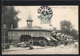 CPA Courbevoie, Le Marché  - Courbevoie