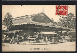 CPA Colombes, Le Marché  - Colombes