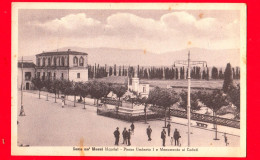 ITALIA - Abruzzo - Cartolina Viaggiata Nel 1949 - Luco Nei Marsi (L'Aquila) - Piazza Umberto I E Monumento Ai Caduti - Other & Unclassified