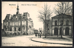 CPA Doullens, Hotel De Ville Et Tribunal  - Doullens