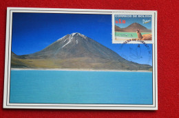 Bolivia Maxicard Volcano Licancabur Carte Maximum Volcan Bolivie - Volcanes