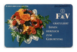 Bouquet De Fleurs Flower F&V  Télécarte Allemagne Phonecard Telefonkarte (K 476) - O-Series : Series Clientes Excluidos Servicio De Colección