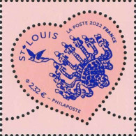 France Poste N** Yv:5553A Mi: Cœur De La St Valentin St Louis Fond Rose - Unused Stamps