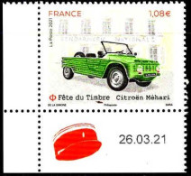 France Poste N** Yv:5519 Mi:8034 Fête Du Timbre Citroën Méhari Coin D.feuille Daté 26-03-21 - Ongebruikt