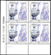 France Poste N** Yv:5306 Mi:7282 Métiers D'art Tailleur De Cristal Coin D.feuille X4 Daté 06-03-19 - Unused Stamps