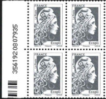 France Poste N** Yv:5251A Mi: Marianne L'engagée Philaposte Coin D.feuille X4 - Neufs