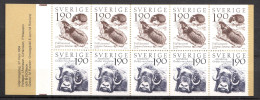 Sweden 1984 Suecia / Animals Mammals Booklet MNH Fauna Animales Carnet Säugetiere / Mn31  36-13 - Sonstige & Ohne Zuordnung