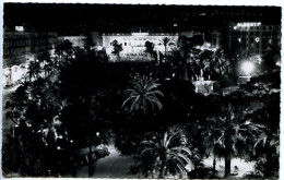 CPSM 9 X 14  Alpes Maritimes NICE  Les Jardins Albert Ier Illuminés - Parcs Et Jardins