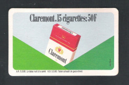 Bierviltje - Sous-bock - Bierdeckel  CLAREMONT - 15 CIGARETTES : 50 F (B 356) - Bierviltjes