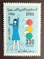 Syria 1986 Traffic Day MNH - Siria