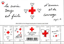 France Feuillet N** Yv:5001F Mi:315 La Croix Rouge Est Faite Deamour & De Courage - Ungebraucht