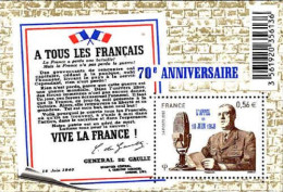 France Feuillet N** Yv:4493F Mi:131 L'appel Du 18 Juin Général De Gaulle - Nuevos