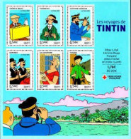 France Bloc N** Yv: 109 Mi:78 Les Voyages De Tintin - Nuovi