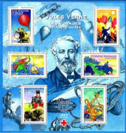 France Bloc N** Yv:  85 Mi:46 Jules Verne Les Voyages Extraordinaires - Ungebraucht