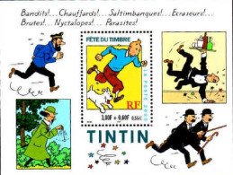 France Bloc N** Yv:  28 Mi:22 Fête Du Timbre Tintin - Nuovi