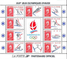 France Bloc N** Yv:  14 Mi:12 Jeux Olympiques D'hiver Alberville - Ungebraucht