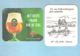 Bierviltje - Sous-bock - Bierdeckel -    PALM - VIS- EN FOLKLORERDAGEN MARIEKERKE - 24-25 JUNI 2000  (B 360) - Beer Mats