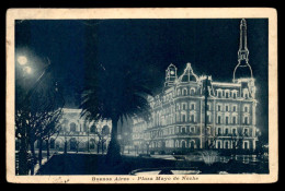 ARGENTINE - BUENOS-AIRES - PLAZA MAYO DE NOCHE - Argentinien