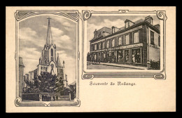 LUXEMBOURG - RODANGE - SOUVENIR 2 VUES - MAGASIN "AU BON MARCHE" JOS REYMES, PROPRIETAIRE - Rodingen