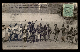 GUINEE - TAM-TAM DES CHASSEURS AVANT LE DEPART - CACHET PAQUEBOT - Guinea