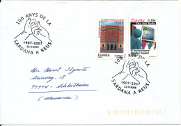 Spain Cover Sent To Germany 22-11-2008 Topic Stamps Special Postmark - Brieven En Documenten