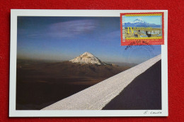 Bolivia Maxicard FDC Volcano Sajama Carte Maximum Volcan Bolivie - Volcans