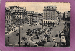 ROMA Piazza Barberini  Automobili - Tram   - Automobiles - Tramway - Lugares Y Plazas