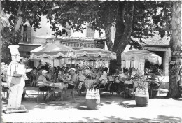 CPSM. 83 BRIGNOLES. RESTAURANT JANSON. PLACE DU PALAIS. - Brignoles