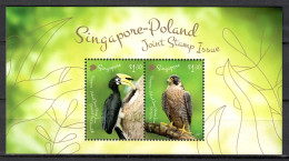 Singapore 2019 Singapur / Birds Joint Issue Poland MNH Aves Vögel Oiseaux Uccelli / Cu22427  3-19 - Sonstige & Ohne Zuordnung