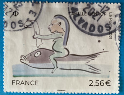 France 2021 : Dessin "A Mon Humble Avis" N° 5513 Oblitéré - Used Stamps