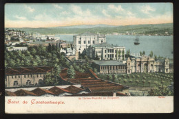 TURQUIE - CONSTANTINOPLE - DE DOLMA-BAGTCHE AU BOSPHORE - Turkey