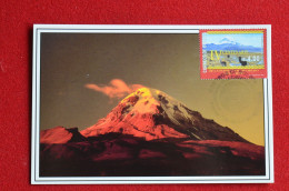 Bolivia Maxicard FDC Volcano Sajama Carte Maximum Volcan Bolivie - Volcanes