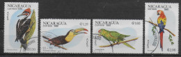 NICARAGUA   N° 1161/64    Oblitere  Oiseaux - Autres & Non Classés