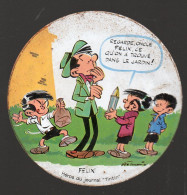 (BD)  Disque En Méral Dessin ATTANASIO  Félix Héros Du Journal Tintin   (PPP47433) - Andere & Zonder Classificatie
