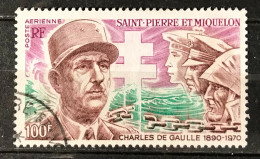 Timbre Oblitéré Poste Aérienne Saint Pierre Et Miquelon 1972 Yt N° 53 - Usati