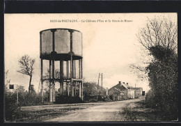 CPA Bain-de-Bretagne, Le Chateau D`Eau Et La Route De Messac  - Otros & Sin Clasificación