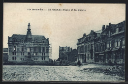 CPA La Bassée, La Grande-Place Et La Mairie  - Other & Unclassified