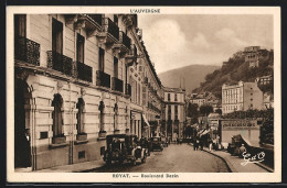 CPA Royat, Les Cars D`Auvergne Excursions, Boulevard Bazin  - Royat