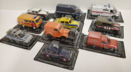 Auto's Rusland. Volga. GAZ. Moskvich. Lada. UAZ. 10 Miniatuurauto's 1/43. NIEUW - Voitures