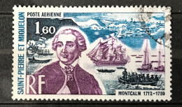 Timbre Oblitéré Poste Aérienne Saint Pierre Et Miquelon 1973 Yt N° 54 - Usati