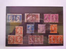 2024 - 1952  TIMBRES PERFORES  -  Perforations Variées   XXX - Used Stamps