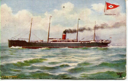 SHIPPING - DOMINION LINE - SS SOUTHWARK 1906 - TUCKS CELEBRATED LINERS - Dampfer